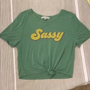Kids green shirt